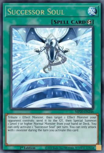 Successor Soul - MP20-EN246 Ultra Rare 1st Edition
