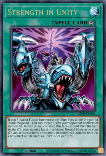 Strength in Unity - MP20-EN247 Ultra Rare 1st Edition