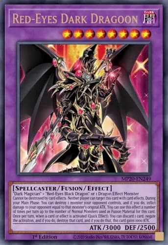 Red-Eyes Dark Dragoon - MP20-EN249 Ultra Rare 1st Edition