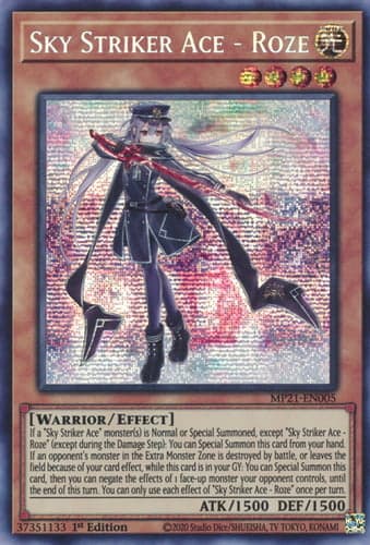 Sky Striker Ace - Roze - MP21-EN005 Prismatic Secret Rare 1st Edition