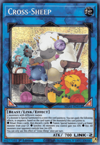 Cross-Sheep - MP21-EN018 Prismatic Secret Rare 1st Edition