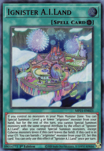 Ignister A.I.Land - MP21-EN021 Ultra Rare 1st Edition