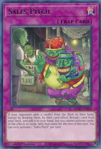 Sales Pitch - MP21-EN030 Rare 1st Edition