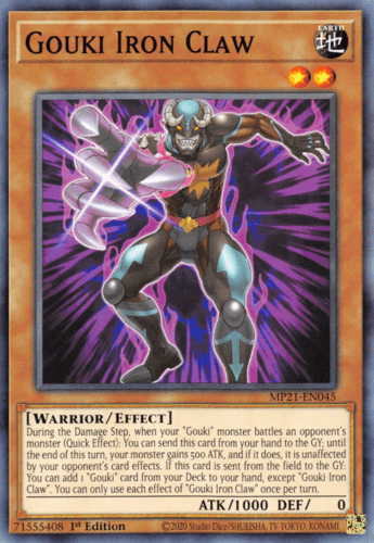 Gouki Iron Claw - MP21-EN045 Common 1st Edition