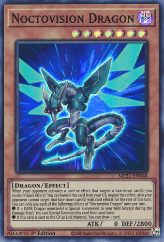 Noctovision Dragon - MP21-EN048 Super Rare 1st Edition