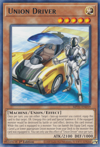 Union Driver - MP21-EN059 Rare 1st Edition