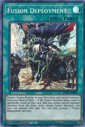 Fusion Deployment - MP21-EN081 Prismatic Secret Rare 1st Edition