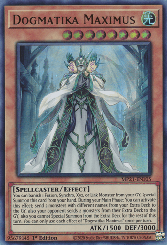 Dogmatika Maximus - MP21-EN105 Ultra Rare 1st Edition