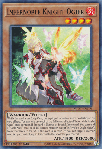 Infernoble Knight Ogier - MP21-EN109 Common 1st Edition