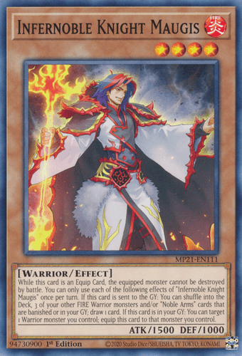Infernoble Knight Maugis - MP21-EN111 Common 1st Edition