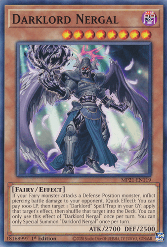 Darklord Nergal - MP21-EN119 Common 1st Edition