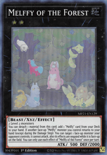 Melffy of the Forest - MP21-EN129 Super Rare 1st Edition