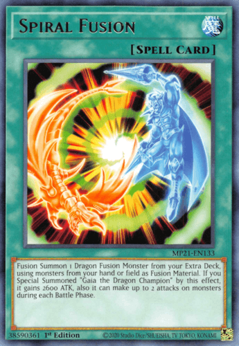 Spiral Fusion - MP21-EN133 Rare 1st Edition