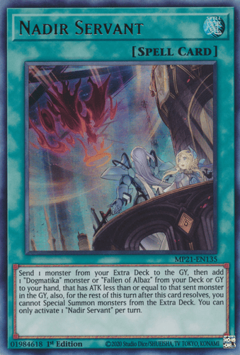 Nadir Servant - MP21-EN135 Ultra Rare 1st Edition