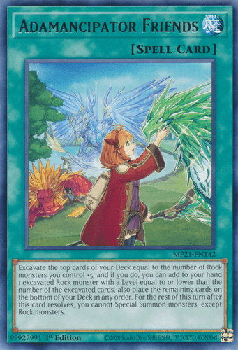 Adamancipator Friends - MP21-EN142 Rare 1st Edition