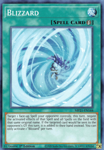 Blizzard - MP21-EN144 Common 1st Edition