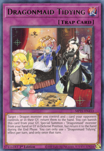 Dragonmaid Tidying - MP21-EN153 Rare 1st Edition