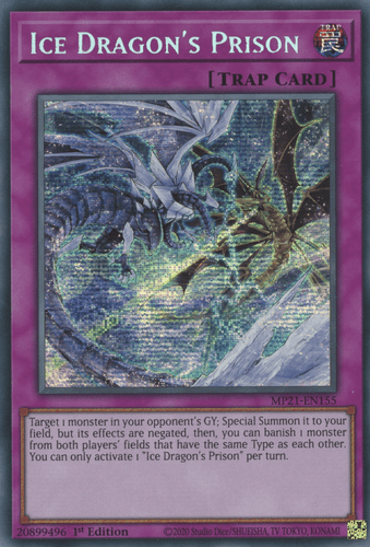 Ice Dragon's Prison - MP21-EN155 Prismatic Secret Rare 1st Edition