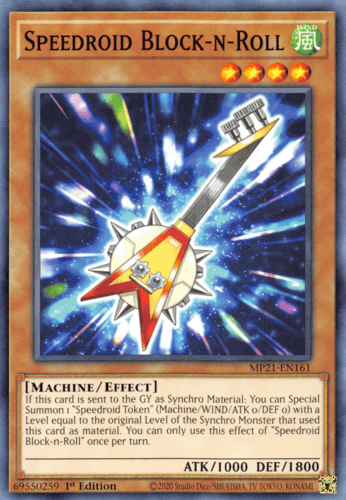 Speedroid Block-n-Roll - MP21-EN161 Common 1st Edition