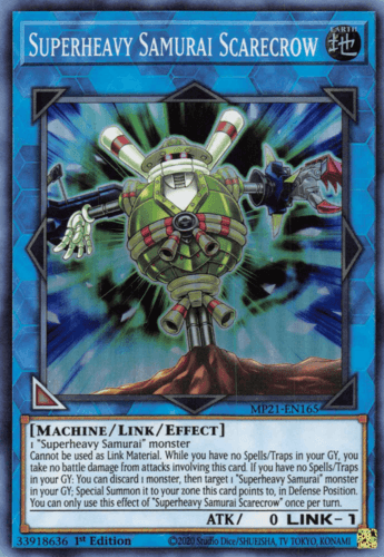 Superheavy Samurai Scarecrow - MP21-EN165 Super Rare 1st Edition