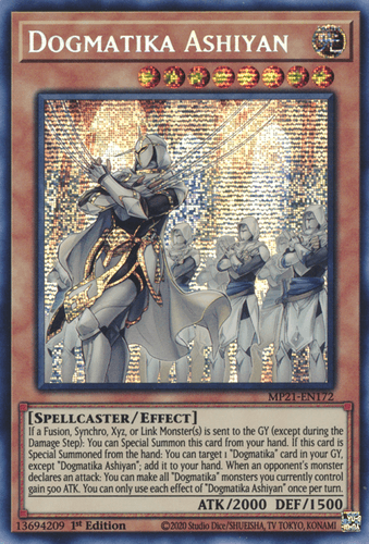Dogmatika Ashiyan - MP21-EN172 Prismatic Secret Rare 1st Edition