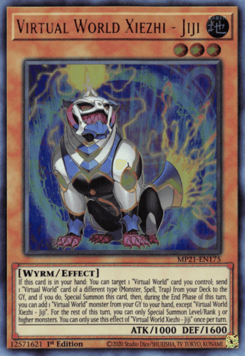 Virtual World Xiezhi - Jiji - MP21-EN175 Ultra Rare 1st Edition