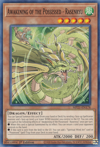 Awakening of the Possessed - Rasenryu - MP21-EN178 Common 1st Edition
