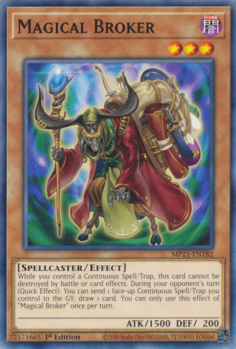 Magical Broker - MP21-EN182 Common 1st Edition