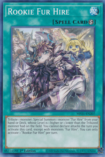 Rookie Fur Hire - MP21-EN207 Common 1st Edition