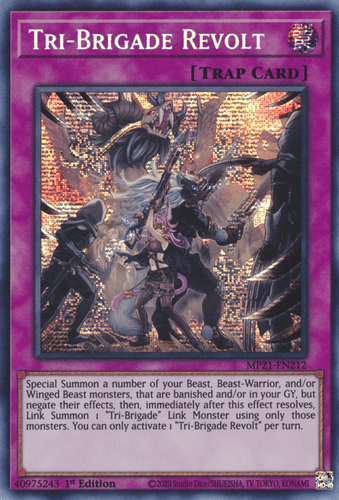 Tri-Brigade Revolt - MP21-EN212 Prismatic Secret Rare 1st Edition
