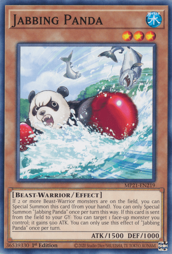 Jabbing Panda - MP21-EN219 Common 1st Edition