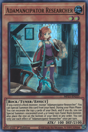 Adamancipator Researcher - MP21-EN225 Ultra Rare 1st Edition