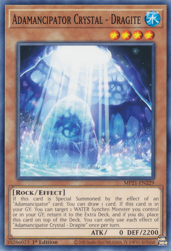 Adamancipator Crystal - Dragite - MP21-EN229 Common 1st Edition