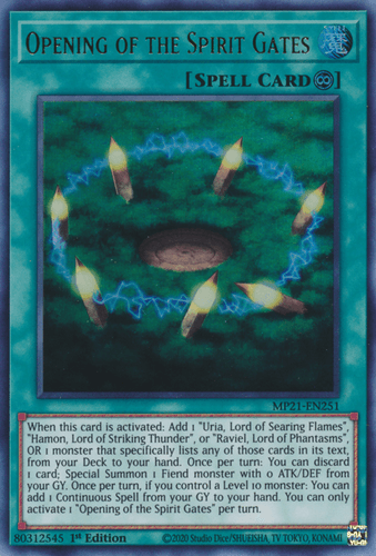 Opening of the Spirit Gates - MP21-EN251 Ultra Rare 1st Edition