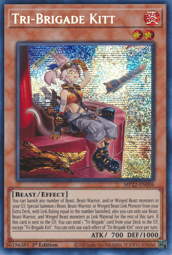 Tri-Brigade Kitt - MP22-EN006 Prismatic Secret Rare 1st Edition