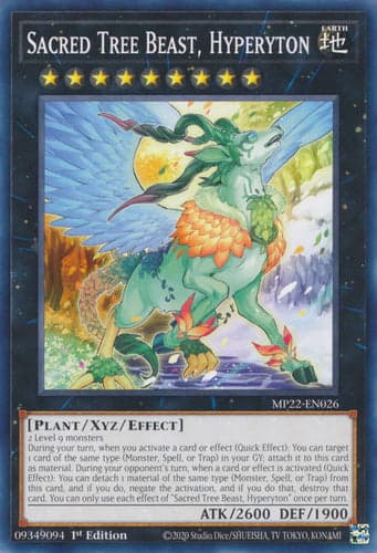 Sacred Tree Beast, Hyperyton - MP22-EN026 Common 1st Edition