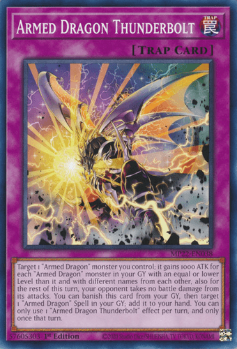 Armed Dragon Thunderbolt - MP22-EN038 Common 1st Edition