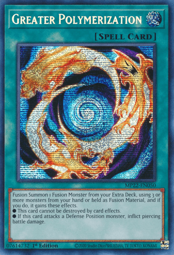 Greater Polymerization - MP22-EN050 Prismatic Secret Rare 1st Edition