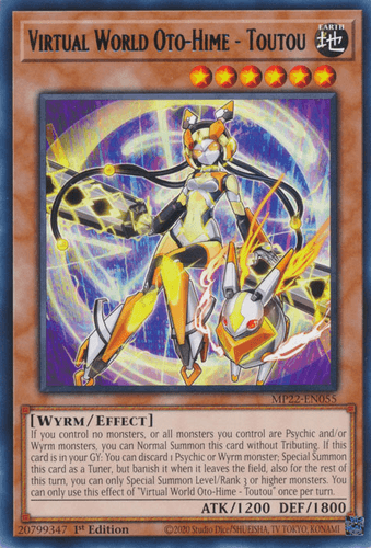 Virtual World Oto-Hime - Toutou - MP22-EN055 Rare 1st Edition
