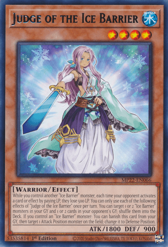 Judge of the Ice Barrier - MP22-EN066 Rare 1st Edition