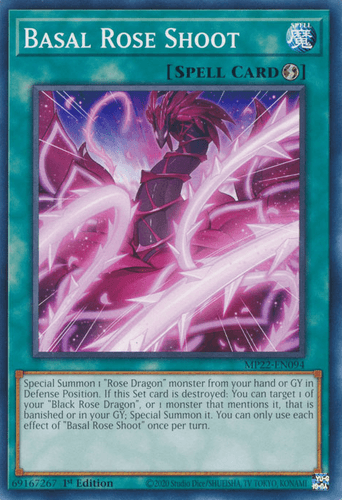 Basal Rose Shoot - MP22-EN094 Common 1st Edition