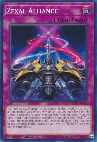 Zexal Alliance - MP22-EN102 Common 1st Edition