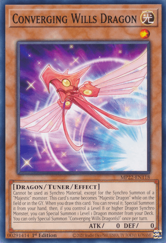 Converging Wills Dragon - MP22-EN118 Common 1st Edition