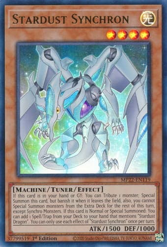 Stardust Synchron - MP22-EN119 Ultra Rare 1st Edition