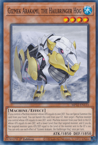 Gizmek Arakami, the Hailbringer Hog - MP22-EN133 Common 1st Edition