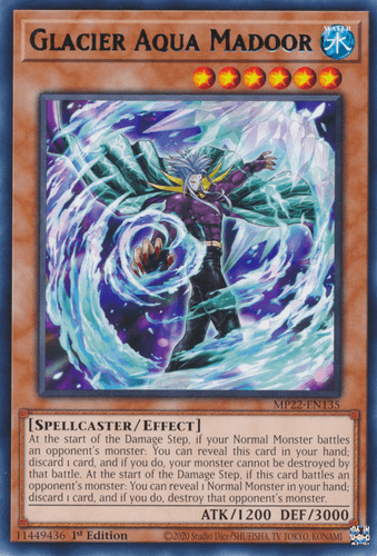Glacier Aqua Madoor - MP22-EN135 Rare 1st Edition