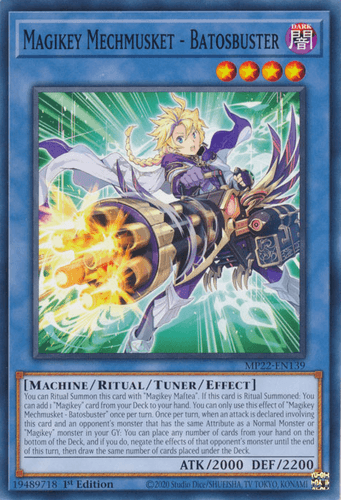 Magikey Mechmusket - Batosbuster - MP22-EN139 Common 1st Edition