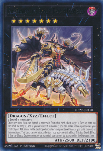 Voloferniges, the Darkest Dragon Doomrider - MP22-EN150 Rare 1st Edition