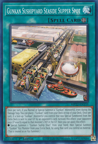 Gunkan Sushipyard Seaside Supper Spot - MP22-EN159 Common 1st Edition