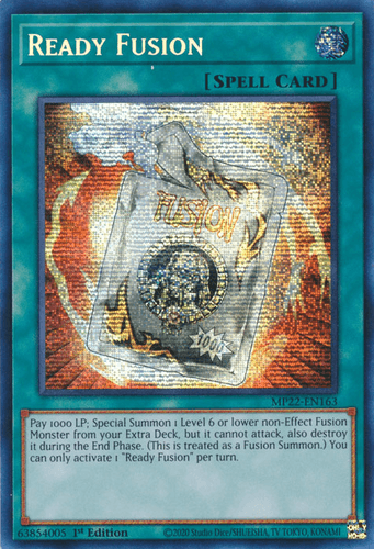 Ready Fusion - MP22-EN163 Prismatic Secret Rare 1st Edition